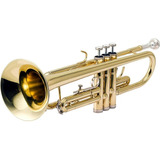 Trompete Bb Htr-300l Laqueado Harmonics Soft Case Luxo