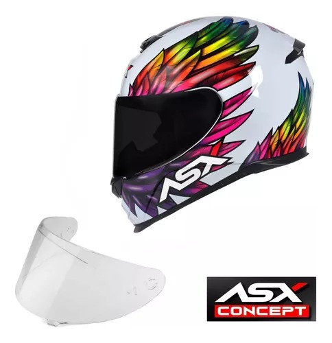 Capacete Para Moto Asx Eagle Masculino Feminino * Promoção *