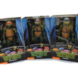 Tartarugas Ninja Neca 1/4 Tmnt 41cm - Kit 3 + 1 - Premium