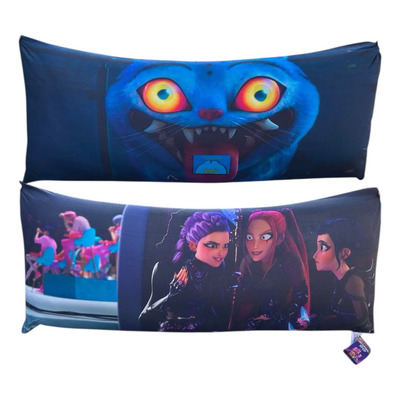 Almohada Jumbo Providencia Guerreras Kpop Y Derpy 1.20x50 | Envío gratis