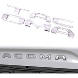 Emblema Toyota Tacoma Letras 3d Tapa Trasera  2016 Al 23