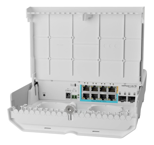 Mikrotik Netpower Lite 7r Con 8 Puertos Gigabit Ethernet (7,