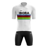 Conjunto Roupa De Ciclismo Camisa + Bermuda Almofadada