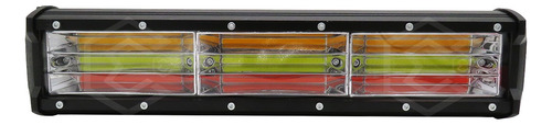 Barra Led 13'' Multicolor Fijo 4 Funcions Estrobo 12-24v 4x4