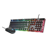 Combo Kit Gamer Teclado Mouse Gxt 838 Azor - Trust