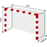 1 Red Arco Futsal Papi Futbol Salon Handbol 3x2.m Cajon 50cm
