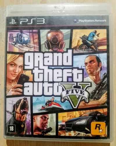 Gta 5 Ps3 Físico Original Como Nuevo Con Mapa