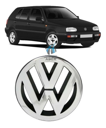 Escudo Insignia Logo Frente Parrilla Vw Golf 3 Generacion