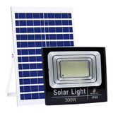 Reflector Lampara Solar 300w Para Alumbrado Exterior Ip66