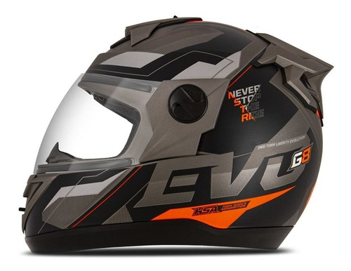 Capacete Fechado Moto Pro Tork G8 Evo Com Narigueira Oferta