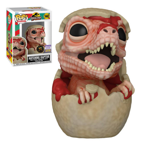 Funko Pop Jurassic Park Hatching Raptor 1442 Sdcc 2023