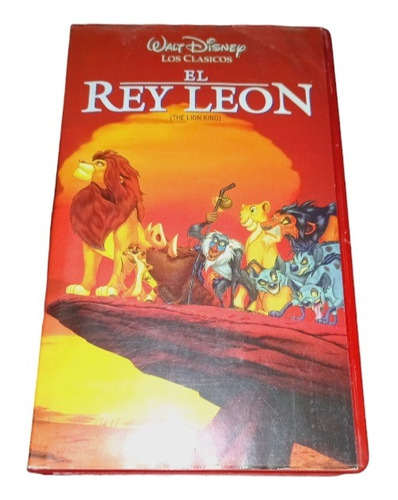 El Rey León!!!!en Vhs Clásico Walt Disney!!