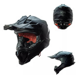 Casco Cross Kov Terra Negro Mate Motocross Motos.shop