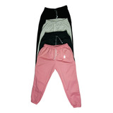 Pantalón Jogger Sudadera Dama X4 Unidades Algodón Perchado