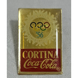 Pin Coca Cola Cortina Olimpiadas Invierno 56 Coleccion B G15