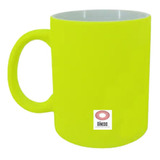 Taza Ceramica Fluo Amarillo Sublimable Sublimar 