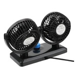 Ventilador Auto Doble Para Auto 12v Rotacion 360°