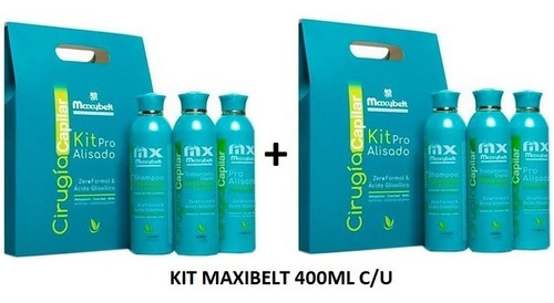 Duo Maxybelt Pro Alisado 400ml - mL a $797