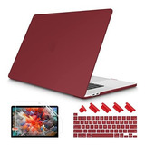 Protector Color Guinda Compatible Con Macbook Pro 13 Pulgada