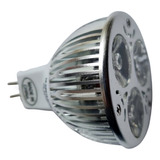 Lámpara Dicroica Mr16 3w Rgb 12v. Ideal Para Decoración.10u