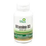 Vitamina D3 800 Ui 60 Capsulas Aura Vitalis