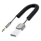 Adaptador Receptor Usb Auxiliar Bluetooth Carro Manos Libres