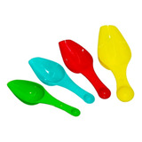 Cucharas Medidoras Dosificadoras Set X 4 Plastico Carol Soft