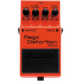Pedal De Efectos Boss Mega Distortion Md-2 Para Guitarra.