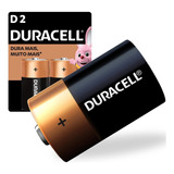 Pilha Alcalina Duracell Grande D 2 Unidades Duracell