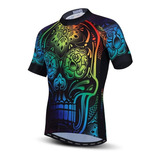 Skully Camiseta Calavera Color Ruta Y Mtb