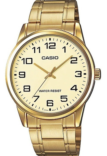 10 Reloj Casio De Mayoreo + Grabado Gratis Acero Dorado