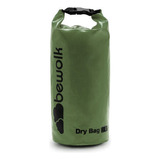 Bolso Estanco Bewolk 35 Litros Dry Bag Impermeable Color Verde Militar