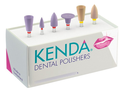 Pulidor Kenda Kit X6 Nobilis+unicis Diam Odontología Dental