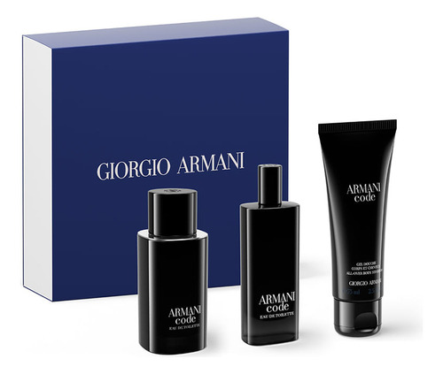 Kit De Perfume Masculino Armani New Code Edt 75 Ml