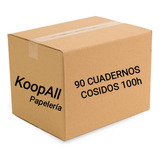 Caja De 90 Cuadernos Cosidos 100 Hojas Paca