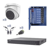 Kit Turbohd Con Audio 1080p / Dvr 8 Canales / 8 Cámaras Domo