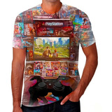 Camiseta Camisa Game Jogo Play 2 X Box Plastation Nitedo K11