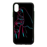 Funda Protector Para iPhone Virgen Silueta Religiosa