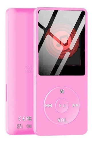 Reproductor Mp3 Mp4 8gb Rosa Bluetooth,rad Fm,grab. De Voz