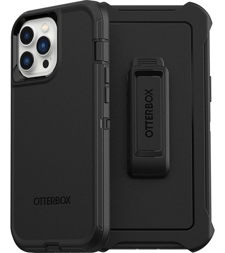 Funda Para iPhone 11 Hasta 14 Pro Otter Box Defender+clip Color Negro iPhone 13 Pro Max