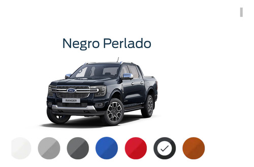 Color De Retoque Ford Negro Perlado Gales Nueva Ranger 