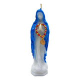 Velas Aromatizadas De Virgen Con Denario Y Caja