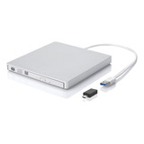 Cd Dvd Externa Usb 3 0 Tipo C Dvd Cd Rom Rw Escritor Qu...