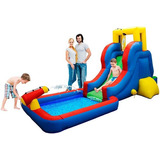 Picassotiles Kc108  Piscina Tobogan Inflable Escalador Cañon