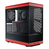 Gabinete Gamer Hyte Y40 Atx Media Torre 2 Fan Usb-c Rojo