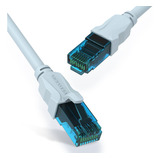 Cable De Red Vention Cat5e Certificado - 0,75 Metros - Premium Patch Cord - Utp Rj45 Ethernet 100 Mbps - 155 Mhz - Cobre - Pc - Notebook - Servidores - Vap-a10-s075