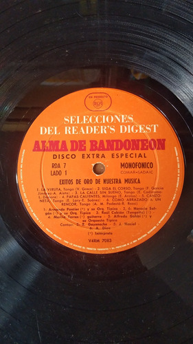 Alma De Bandoneon - Exitos De Oro De Nuestra Musica- Vinilo