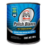 Polish Auto Blanco Marvil Pasta Pulir Renovar Limpiar 300gr