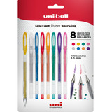 Lápices Gel Uniball Signo-120 X8 Colores Brillantes