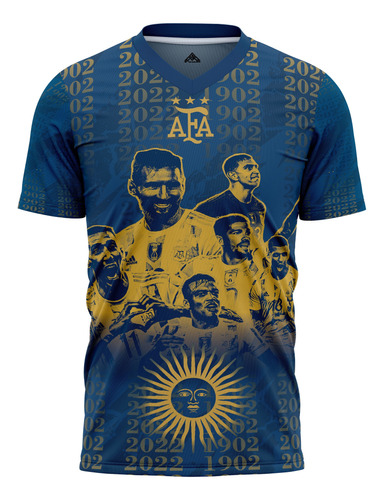 Camiseta Argentina Campeones 2022